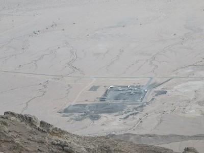 从Jabal Hafeet山的山顶，Al Ain，阿联酋。