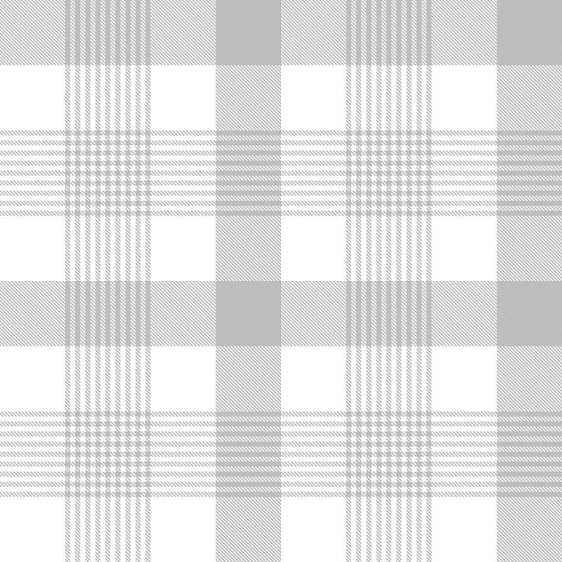 White Glen Plaid Tartan Seamless Pattern