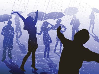 人们喜欢下雨
