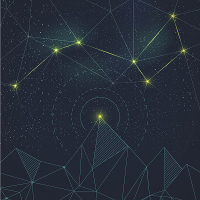 星座空间背景
