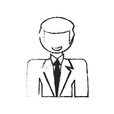 素描男子男性角色形象