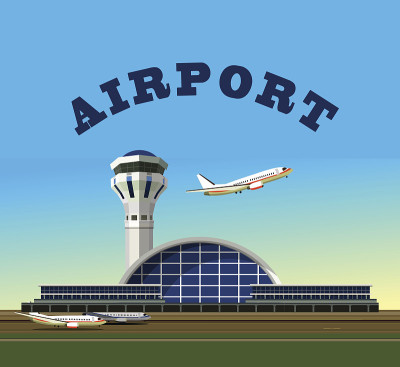 机场建筑矢量图