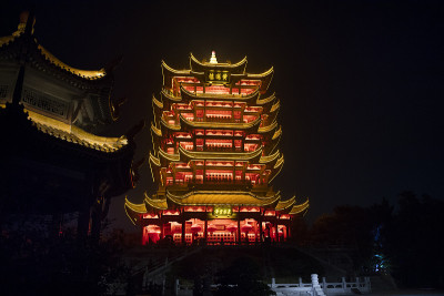 黄鹤楼灯光秀