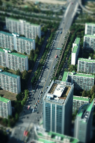 这是首尔的风景。