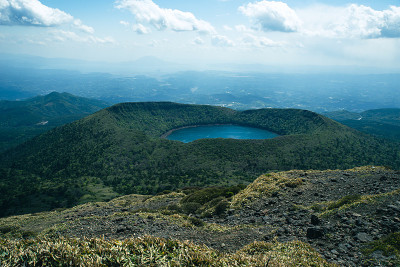 雾岛山脉的风景