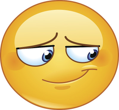 尴尬的微笑表情符号