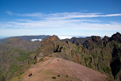 去Pico do Arieiro的路