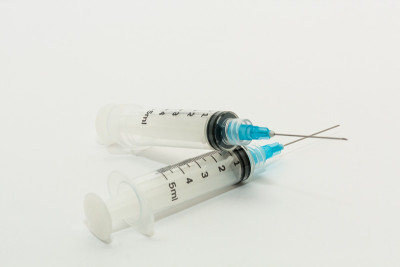 两支5ml一次性注射器