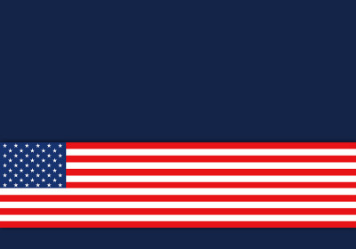 美国的星条旗!