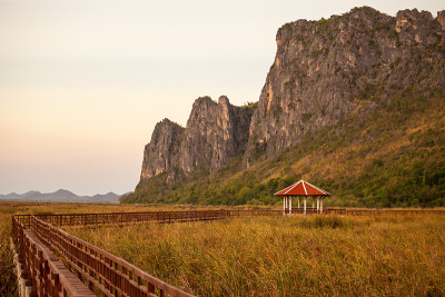 泰国Khao Sam Roi Yot国家公园的山