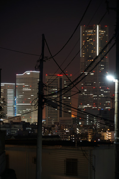 夜景的Minato Mirai