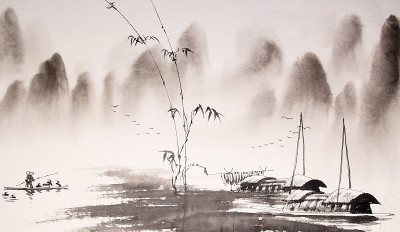 中国传统水墨画