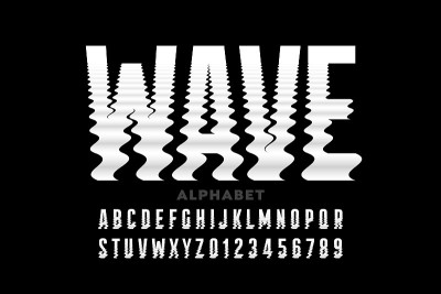 水波字体