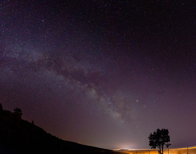 特内里费岛银河星夜景观