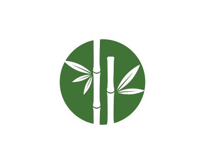 竹矢量图标插图