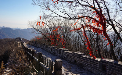 中国荒废的长城
