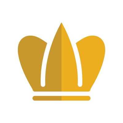 皇冠模板矢量图标