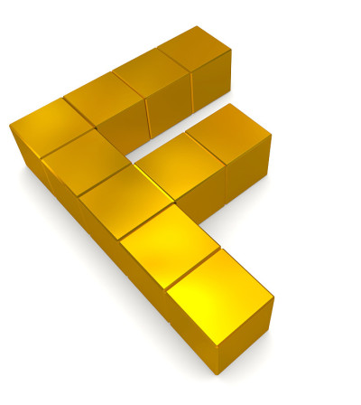 字母F立方金