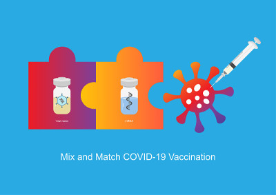 混合和匹配covid-19疫苗接种。