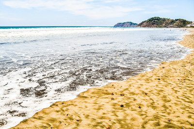 中美洲哥斯达黎加的海滩和大海