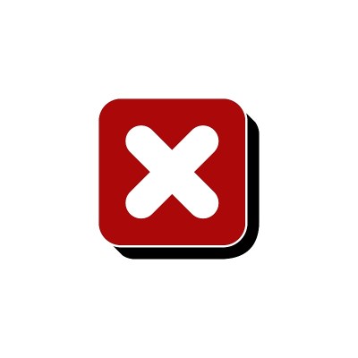 Wrong, Cross X Sign Icon Vector Template Illustrat