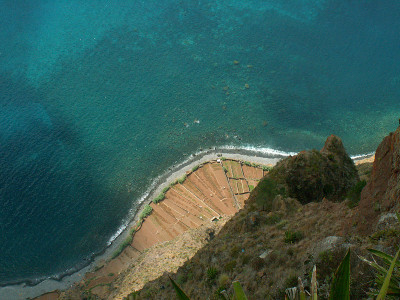 马德拉岛-卡波岛Girão大西洋海岸景观(580m)