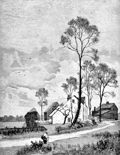 海德农场，伦敦图廷Bec Common摘自1886年的《英语画报》