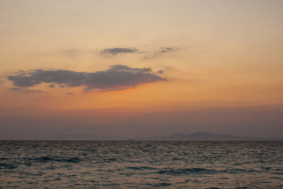 海上日落
