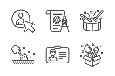 Drums, Divider document and Skin moisture icons se
