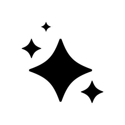 星闪闪发光的图标。闪亮的星光