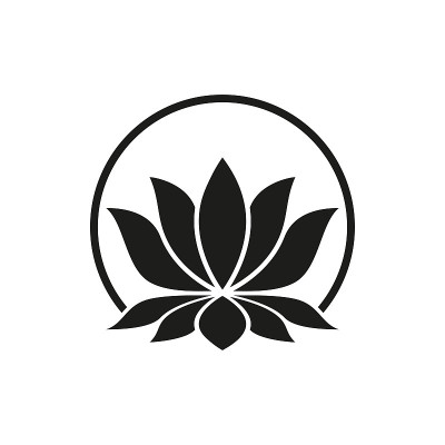 Lotus图标矢量标志模板在时尚的平面设计