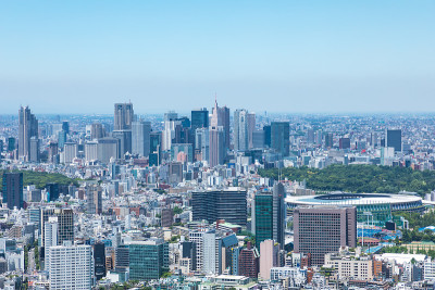 Shinjuku side panoramic view３