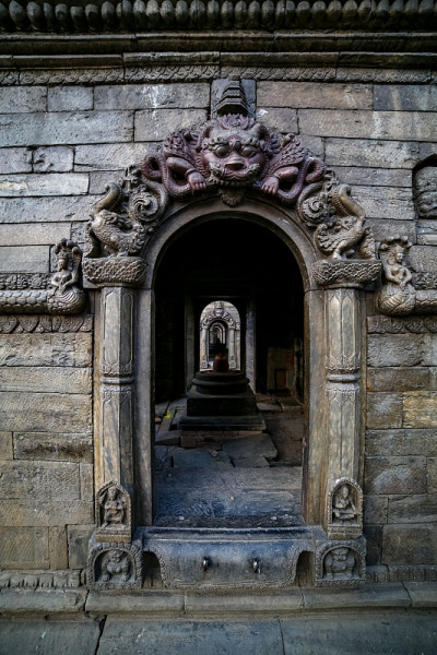 Pashupatinath的古老寺庙