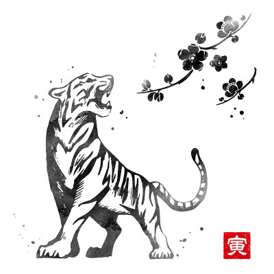 2022虎年贺岁卡材料