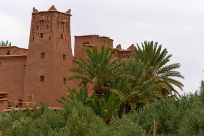 Aït Benhaddou的粘土建筑