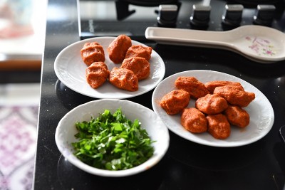 阿拉伯肉开胃菜kibbeh