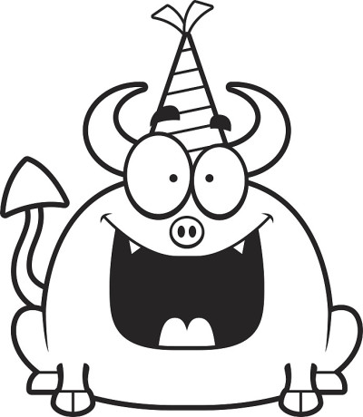 卡通魔鬼生日派对