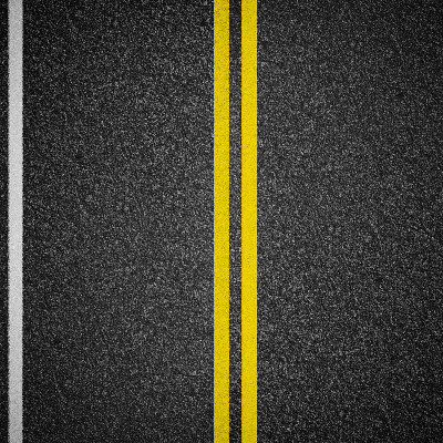 公路沥青路面俯视图