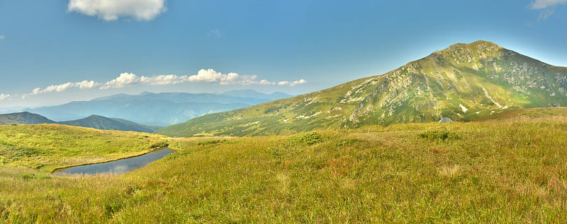 群山全景