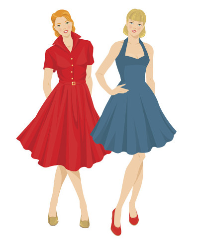 50年代风格的衣服