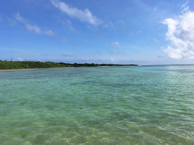 竹美岛美丽的大海