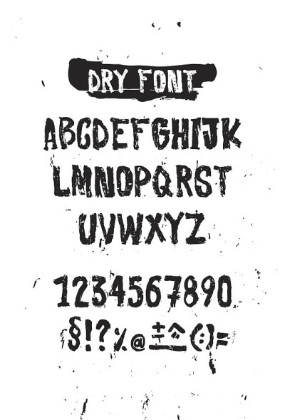 字体。