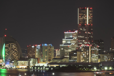 日本横滨核光21号(从新光康观看)(夜景)