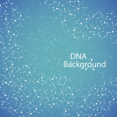 摘要DNA的背景。矢量插图。优美的螺旋结构