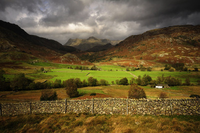 小Langdale和Langdale pike