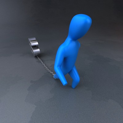 负担符号- 3D插图
