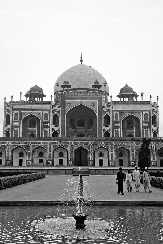 Humayun的坟墓，Dehli，印度