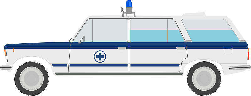救护车。