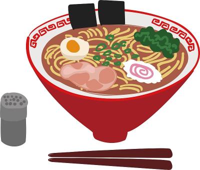 酱油拉面的插图
