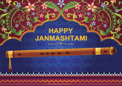 克里希纳Janmashtami背景